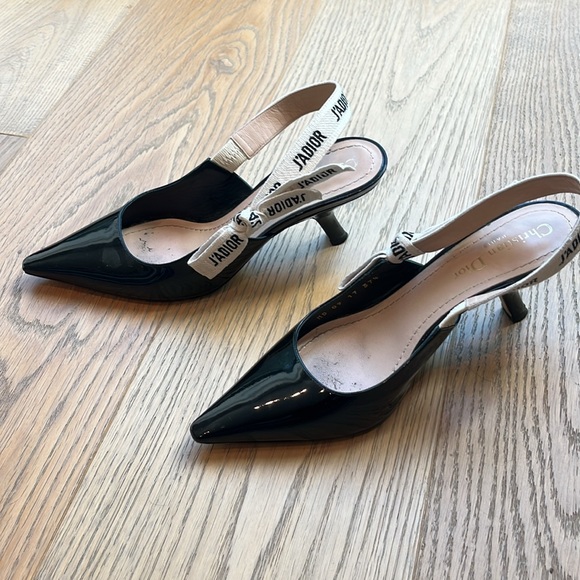 J’Adior slingback pumps in patten leather - Picture 3 of 5